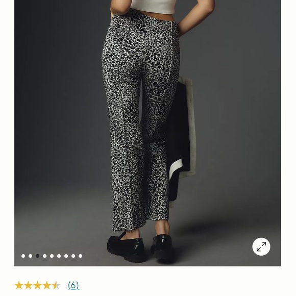 Anthropologie leopard cropped pant - Picture 6 of 6